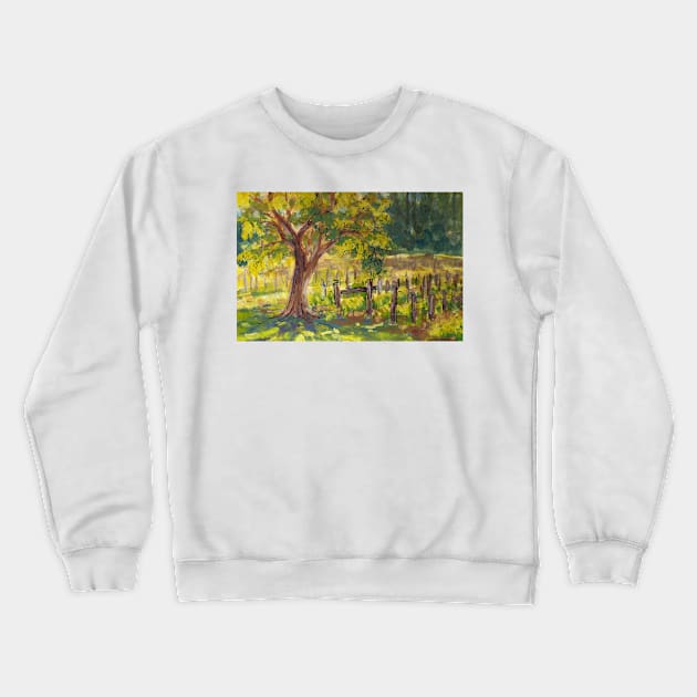 Bago Vineyard 1 Crewneck Sweatshirt by Terrimad